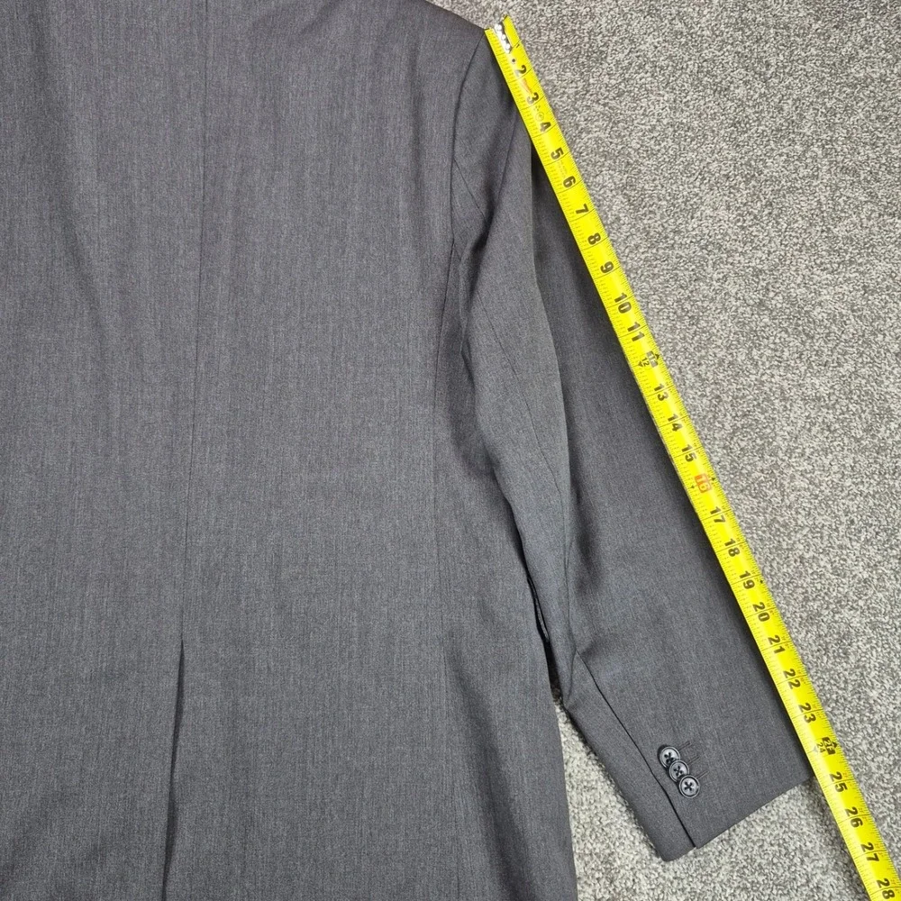 Banana Republic Suit Men 40R Gray Lanificio Cerruti Wool Modern Fit 33x32